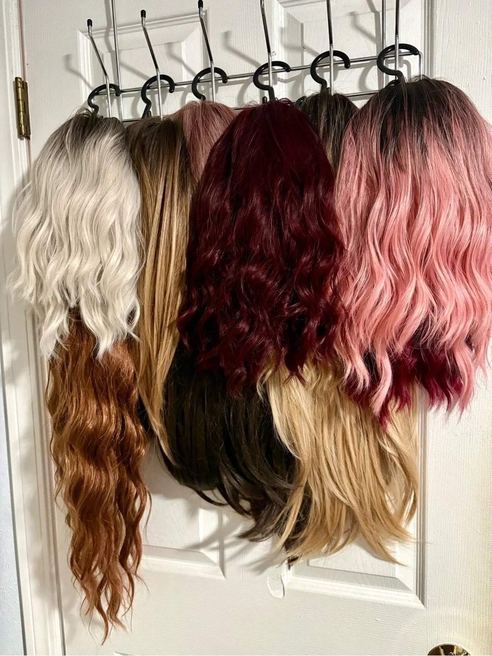 Collection of 12 Wigs and LOTS of accessories